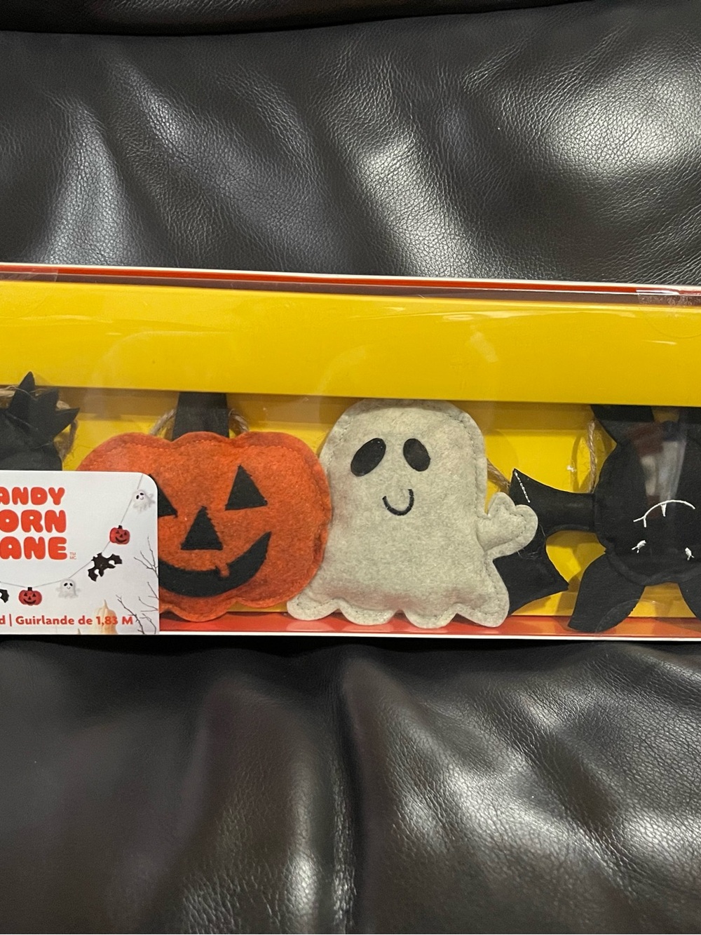 Halloween Candy Corn Lane Ghosts Bats and Pumpkins Garland - Halloween Garland